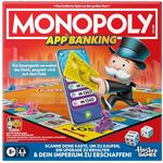 Monopoly App Banking Brettspiel - Deutsche Fassung, digital gesteuertes Geldmanagement, interaktive Minispiele, kein Bargeld erforderlich