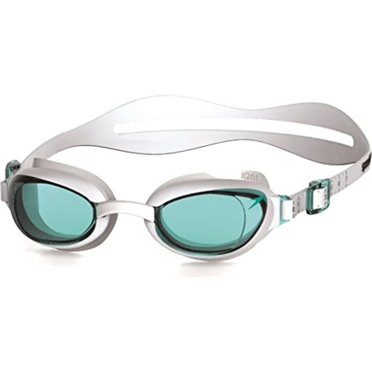 Speedo Damen Aquapure Schwimmbrille, Weiß/Blau, Einheitsgröße – Bild 1