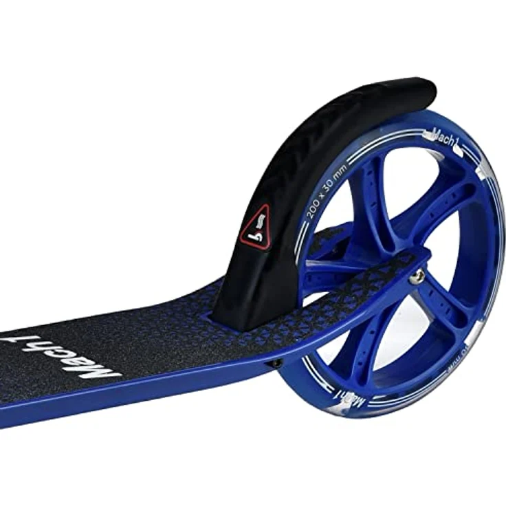 Mach1 Cityroller Kick Scooter ALU mit 200mm XXL Wheel Rollen, Tragfähigkeit 100kg, klappbar, mit LED Rollen verfügbar – Bild 5