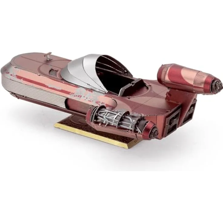Fascinations Metal Earth MMS415 - Star Wars EP9 X-34 Landspeeder™, 3D-Metallbausatz mit 2.25 Metallplatinen, lasergeschnittene Bauteile, ab 14 Jahre – Bild 4