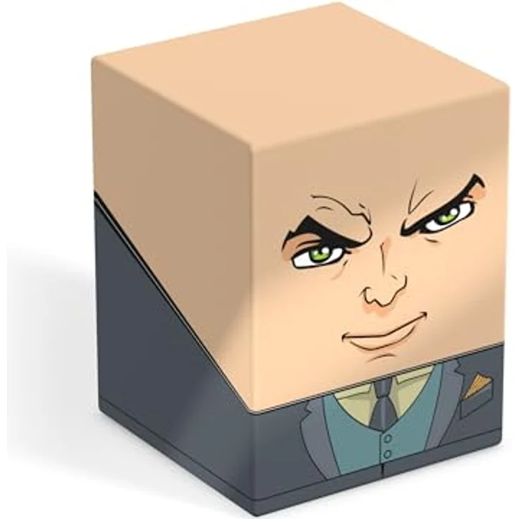 Ultimate Guard Squaroes - Squaroe DC Justice League™ JL018 - Lex Luthor™, Deck-Box für bis zu 100 doppelt oder 120 einfach gehüllte Sammelkarten, aus 78% nachwachsenden Rohstoffen, robust und starr, Made in Germany – Bild 1