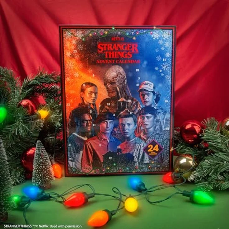 Cinereplicas Stranger Things Adventskalender 2024 - Offizielle Lizenz, Exklusive Geschenke inspiriert von der Erfolgsserie, bunt – Bild 4