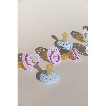 BIBS Colour Studio Schnuller 2er-Pack - BPA-frei, Naturkautschuk, Größe 1 (0-6 Monate)