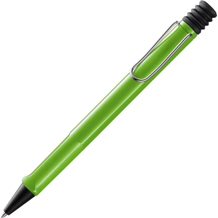 LAMY Safari Füllfederhalter, Kugelschreiber in grün mit blauer Schreibfarbe, modernes Design und perfekte Ergonomie
