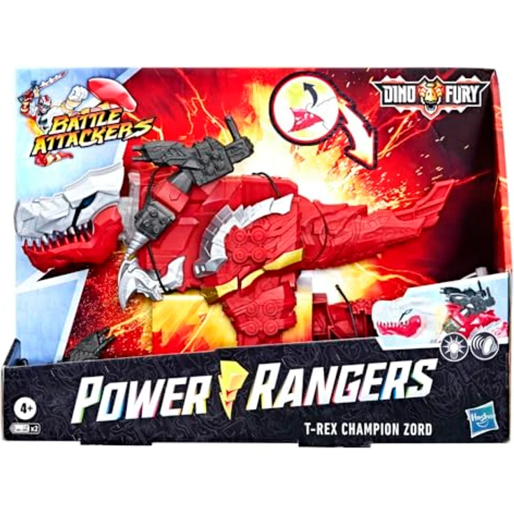 Hasbro PRG DNF BA RED ZORD - F22645L0 – Bild 4