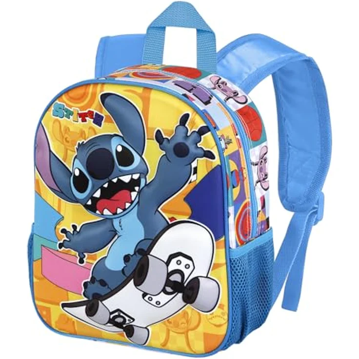 Disney Lilo und Stitch Skater-Kleiner 3D Rucksack, Gelb, 26 x 31 cm, Kapazität 8,5 L – Bild 1