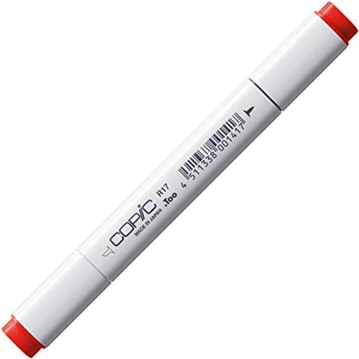 Copic Classic Marker Typ R - 17, Lipstick Orange, professioneller Layoutmarker mit dualem Spitzensystem und schnelltrocknender Tinte – Bild 1