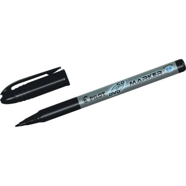 Pilot Pen Permanentmarker CD/DVD Marker Begreen extra fein schwarz, wasserfest, 84% recyceltes Material – Bild 1