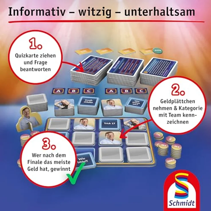 Schmidt Spiele Wer weiss denn sowas? 3. Edition, Brettspiel mit 400 brandneuen Fragen und Antworten – Bild 5
