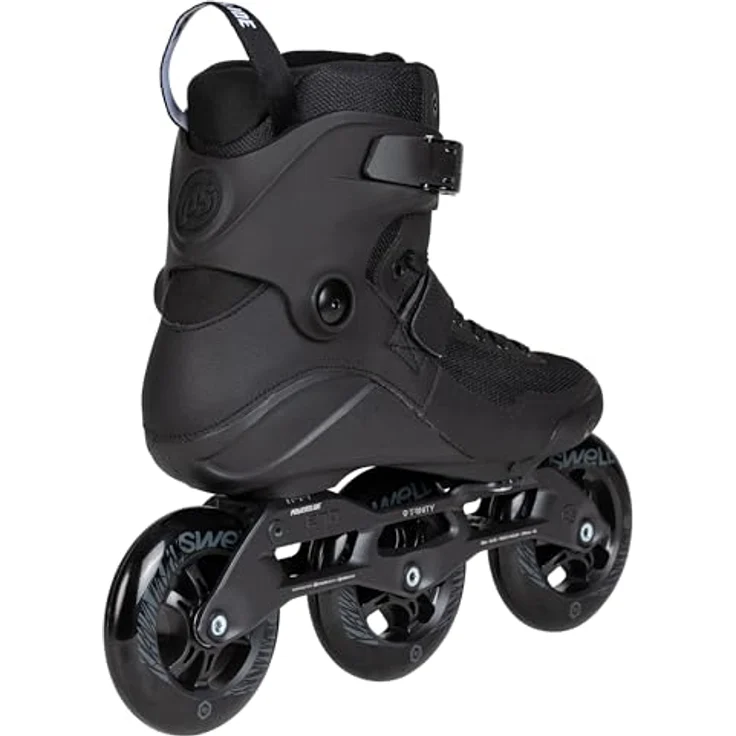 Powerslide Inline Skate Triple Black 110 Black, für Fitness, für Damen und Herren – Bild 3
