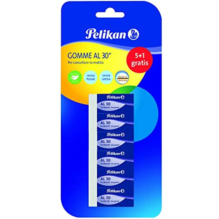 Pelikan, Radiergummi Blase 6 Gomme Bianco