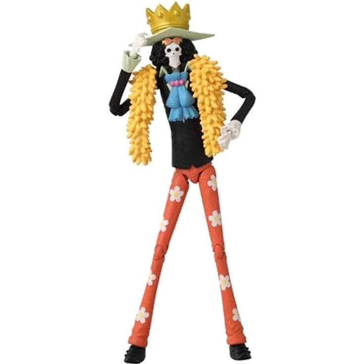Bandai Anime Heroes - One Piece Figur 17 cm Brook - Sammlerfigur mit Zubehör, Charakter aus der Serie "One Piece" – Bild 3