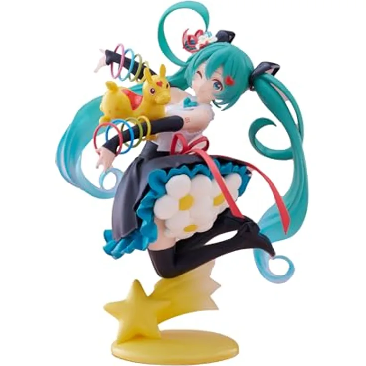 Taito Hatsune Miku x Rody AMP+ PVC Statue, Thank You Ver. Reissue, 20 cm, offizielles Lizenzprodukt