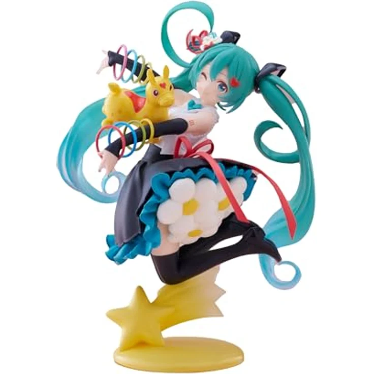 Taito Hatsune Miku x Rody AMP+ PVC Statue, Thank You Ver. Reissue, 20 cm, offizielles Lizenzprodukt – Bild 1