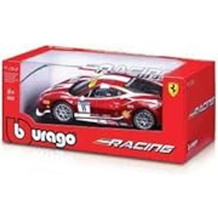 Bburago Ferrari Racing 499P, Detailgetreues 1/24 Modellauto aus Zinkguss, rot – Bild 2