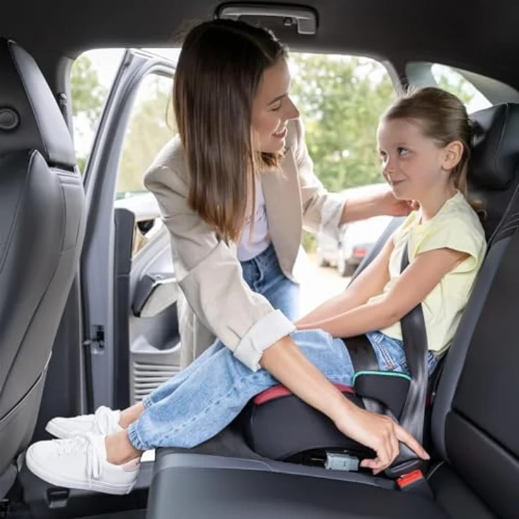 Bebeconfort Manga i-Fix Sitzerhöhung, ISOFIX-Sitzerhöhung, leichtgewichtige Auto-Sitzerhöhung, von 6 bis 12 Jahren, 22–36 kg, 125–150 cm – Bild 10