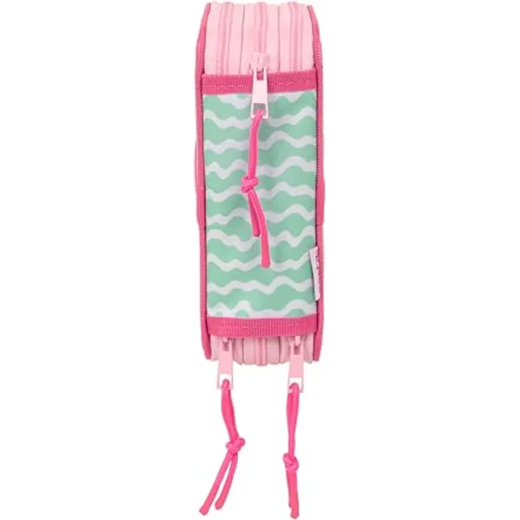 Safta STITCH ICE CREAM Federmäppchen, 37-teiliges Schulbedarf-Set für Kinder, 12,5 x 5,5 x 19,5 cm, strapazierfähig und langlebig – Bild 3