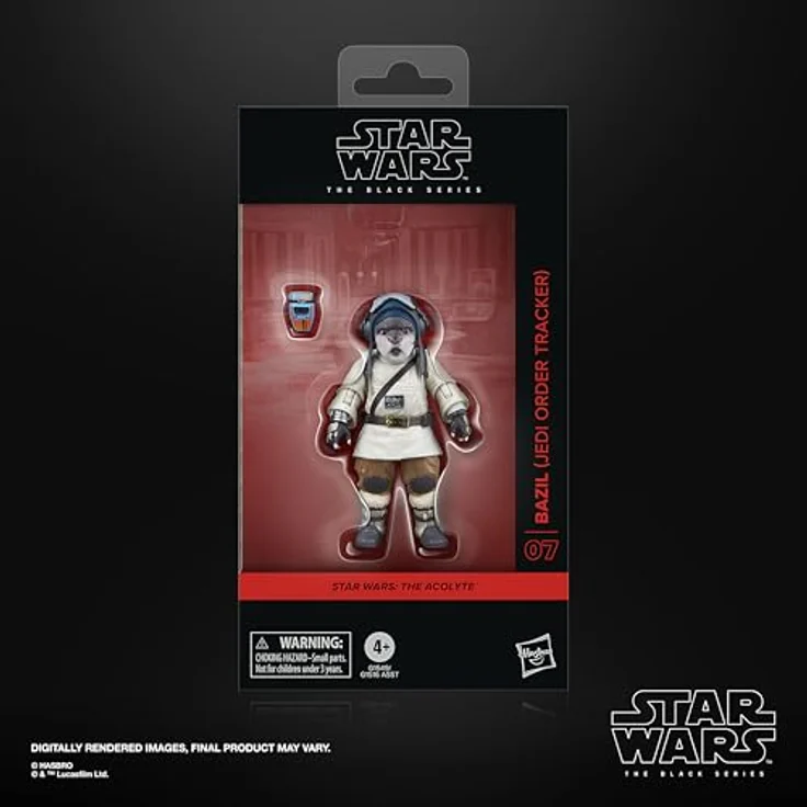 Star Wars The Black Series Bazil (Jedi Order Tracker), 15 cm Action-Figur mit beweglichen Gelenken und Droidenkopf-Accessoire aus „The Acolyte“ – Bild 2