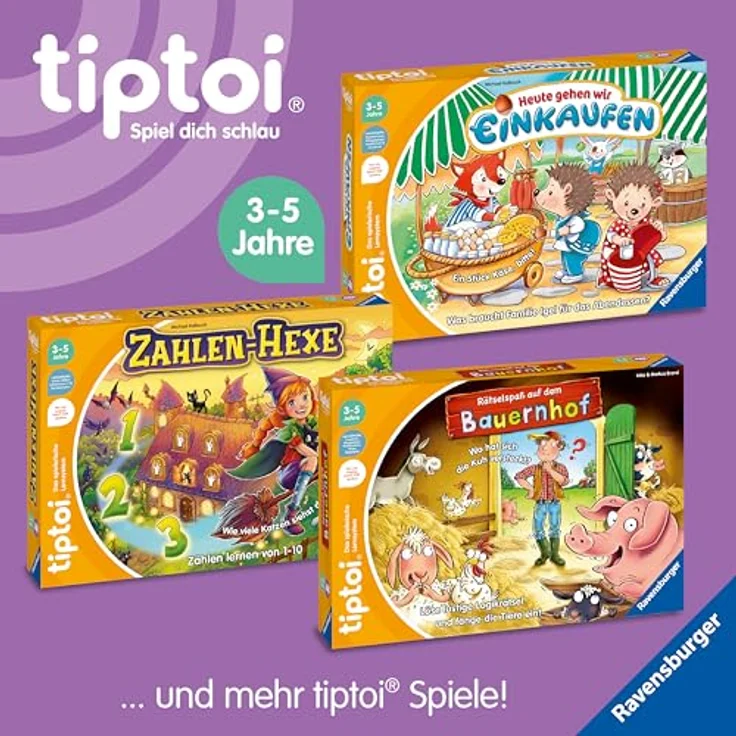 Ravensburger tiptoi® Die flinken Sprach-Hörnchen, Lernspiel mit Reimen und Wortspielen, Made in Europe, FSC®-zertifiziert – Bild 8