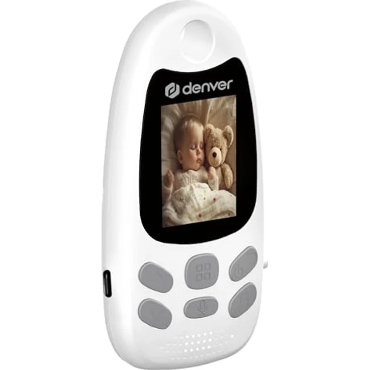 Denver BC-250 Babycam mit Monitor 2,4 GHz White - Kabellose 2,4-GHz-Kamera mit Nachtsicht und bidirektionaler Audiokommunikation – Bild 3