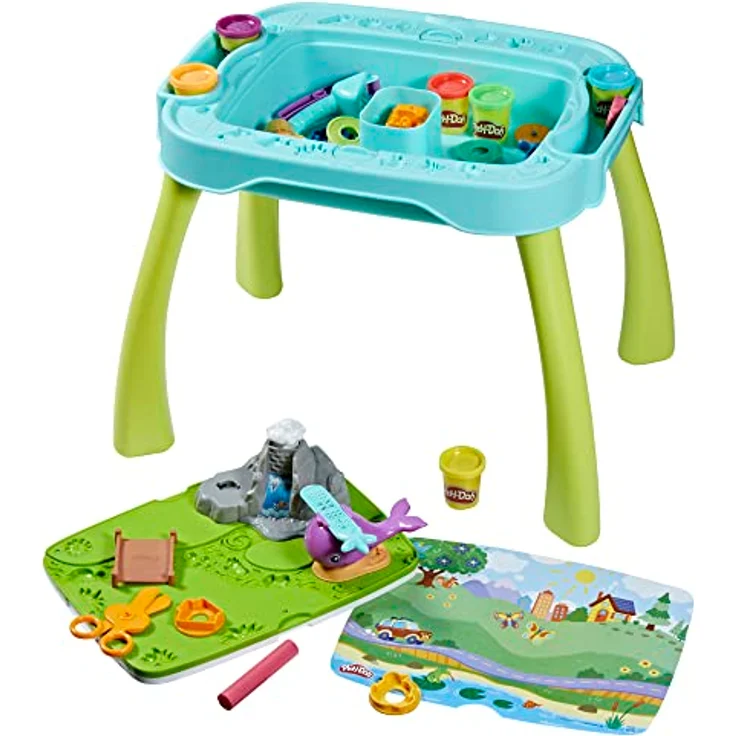 Play-Doh Knet- & Kreativ-Tisch Kinderspielzeug – Bild 1