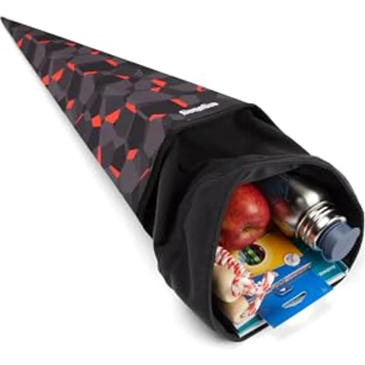 ergobag Schultüte mit Kordelzug, 2-in-1 Aufbewahrungsbeutel für Jungen und Mädchen, 100% recyceltes Material, individuell gestaltbar – Bild 7