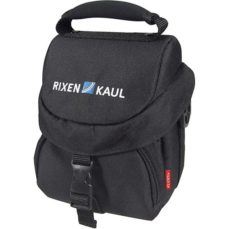 KlickFix Fahrradtasche Allrounder XS 1.5 - Lenkertasche 18 cm (1-tlg), kleine Lenkertasche in edler Ausführung, schwarz