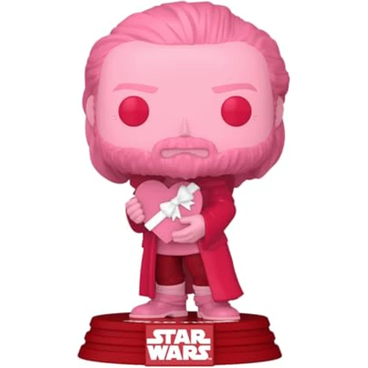 Funko POP! Star Wars: Valentines - Obi-Wan Kenobi - Vinyl-Sammelfigur, 9,5 cm, langlebiges Premium Vinyl für Sammler und Fans – Bild 2