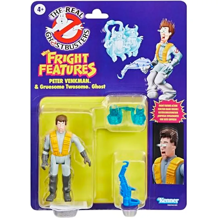 Hasbro Ghostbusters Kenner Venkman Figur, klassische 80er Jahre Actionfigur mit Geisterspielzeugzubehör