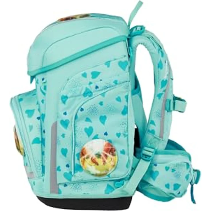 ergobag cubo Set, ergonomischer Schulranzen 5-teilig für die 1. Klasse, höhenverstellbares Tragesystem, wasserdicht, individualisierbar, 28 x 40 x 25 cm – Bild 4