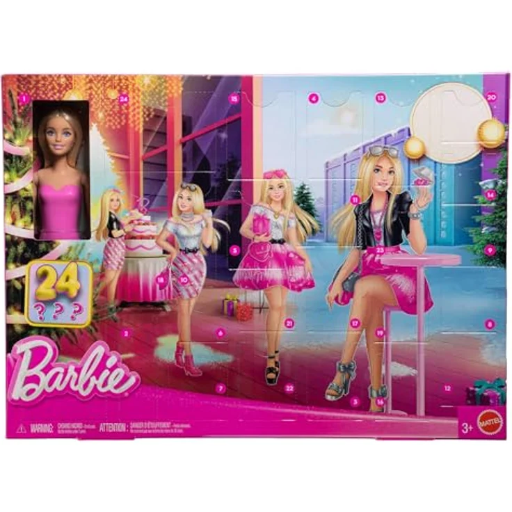 Barbie JFL63, Adventskalender mit 24 stilvollen Überraschungen für modische Looks – Bild 6