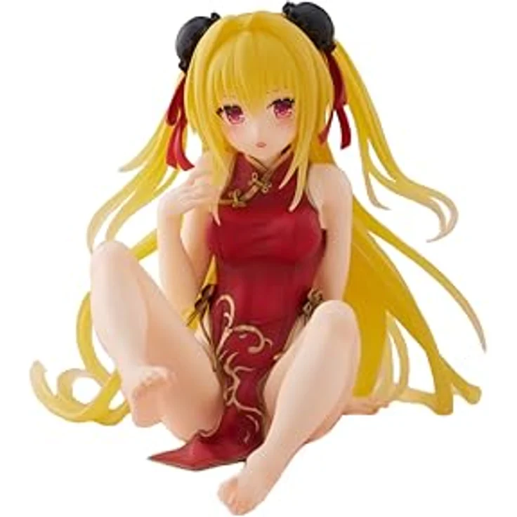 Taito To Love Ru Darkness PVC Statue Golden Darkness (Chinese Dress Ver.), 13 cm, inklusive Standfuß, offizielles Lizenzprodukt – Bild 1