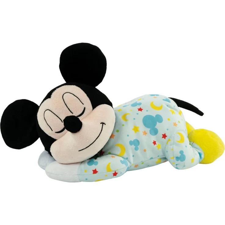 Clementoni® Plüschfigur Disney Baby, Schlafender Baby Mickey mit Licht und Sound, Made in Europe – Bild 1