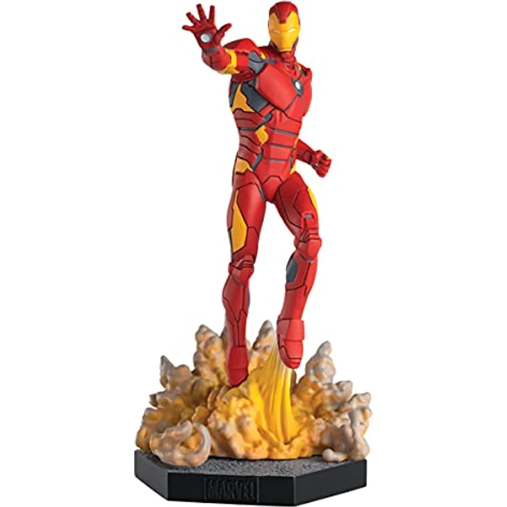 Hero Collector EAGLEMOSS MVSEN001 Marvel Iron Man Battle Pose Figur, Maßstab 1:16, bunt, offizielles Lizenzprodukt – Bild 1