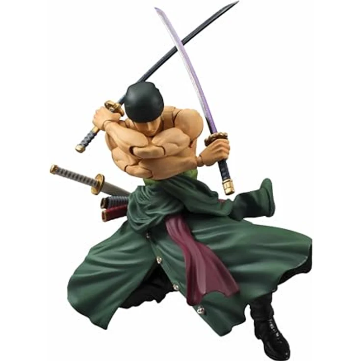 MegaHouse One Piece Figur Variable Action Heroes Roronoa Zoro 18 cm, Anime Sammelfigur mit detailliertem Design – Bild 4