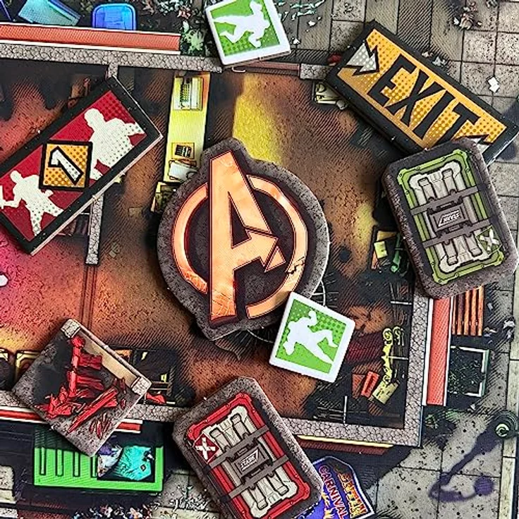 Asmodee Marvel Zombies - Brettspiel Zombicide für 1-6 Spieler, italienische Ausgabe, ab 14 Jahren – Bild 6