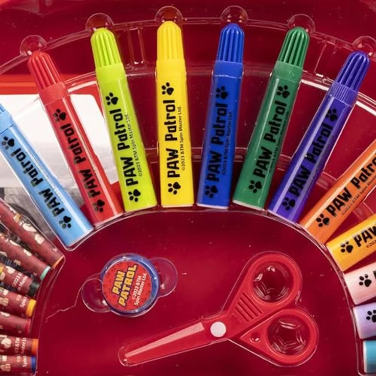 PAW PATROL Kreativset Malpaket, inklusive Malset für Kinder mit Lieblingscharakteren, ideal für unterwegs – Bild 6