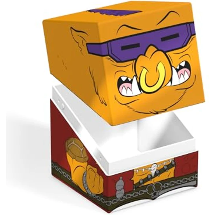 Squaroes Teenage Mutant Ninja Turtles™ NT011 Bebop, Sammelbox für bis zu 100 Spielkarten, umweltfreundlich aus 78% erneuerbaren Rohstoffen – Bild 4