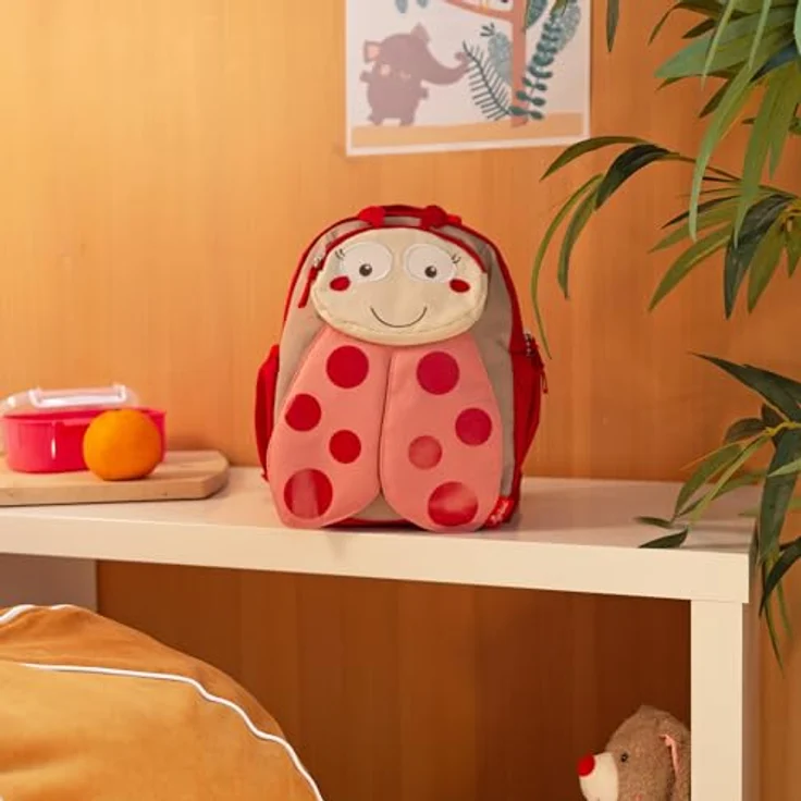 sigikid Kinderrucksack Marienkäfer, Kindergarten-Rucksack: robust, leicht, kindgerecht, für Kita, Krippe, Ausflüge, Freizeit, für Kinder von 2-5 Jahren, 5,2 l – Bild 3