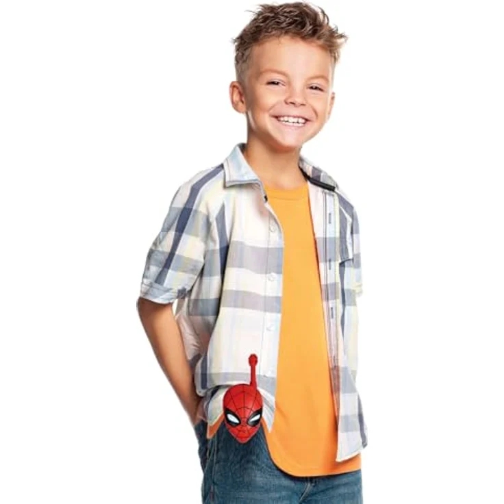 Lexibook Spider-Man Walkie Talkies, 2 Kanäle für Kinder, rot – Bild 6