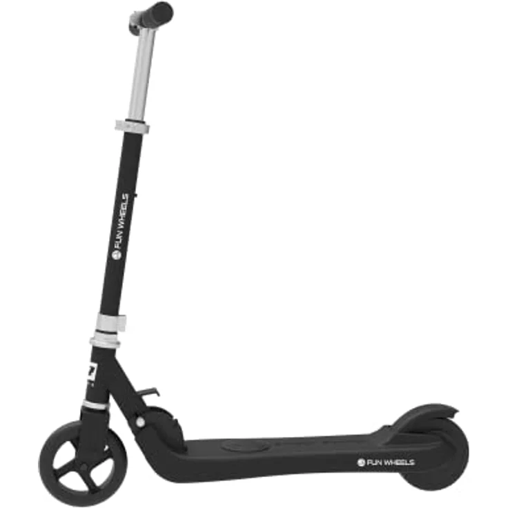Rebel Kinder-Elektro-Scooter FUN WHEELS BLACK (1LL) mit leistungsstarkem Motor und robustem Design, schwarz – Bild 2