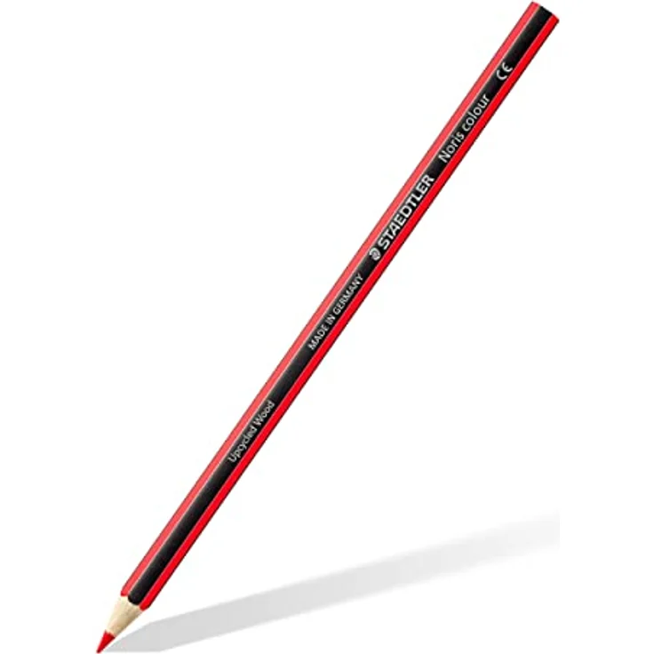 STAEDTLER Buntstifte Noris colour, rutschfeste Soft-Oberfläche, hohe Bruchfestigkeit, Made form Upcycled Wood, intensive Farben, Sechskantformat, 36 Farbstifte im Metalletui, 185 M36 – Bild 3