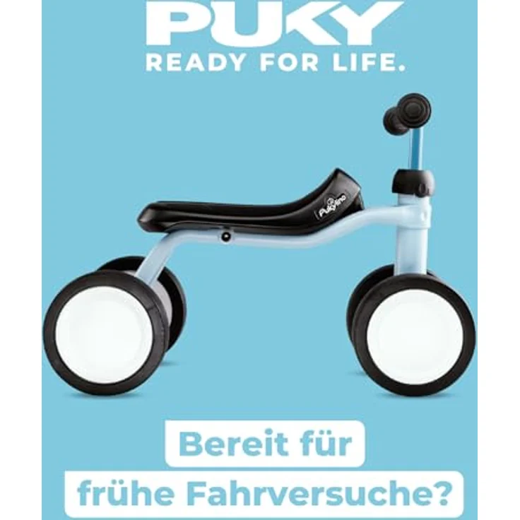 Puky Pukylino Laufrad für Kinder, stoßfeste Pulverbeschichtung, ergonomischer Sitz, Float Laufräder, blau – Bild 2