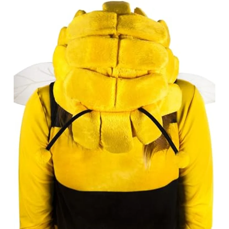 Maskworld Biene Maja Kopfbedeckung für Erwachsene - Gelbe Schaumstoff-"Haare" mit biegsamen Bienenfühlern – Bild 5