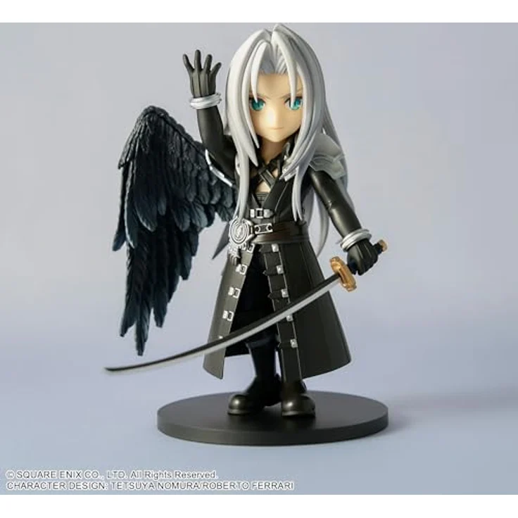 Square-Enix Final Fantasy VII Remake Adorable Arts Statue Sephiroth, 13 cm, detailreiche Sammelfigur in Fensterbox – Bild 4