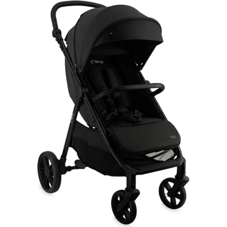 MoMi Kinderbuggy CLARA, 5-Punkt-Sicherheitsgurt, Fußsack, Getränkehalter, Einkaufskorb, Wickeltasche, Insekten- und Regenschutz, ab 6 Monaten bis 22 kg, klappbar, bis 10 kg Gewicht