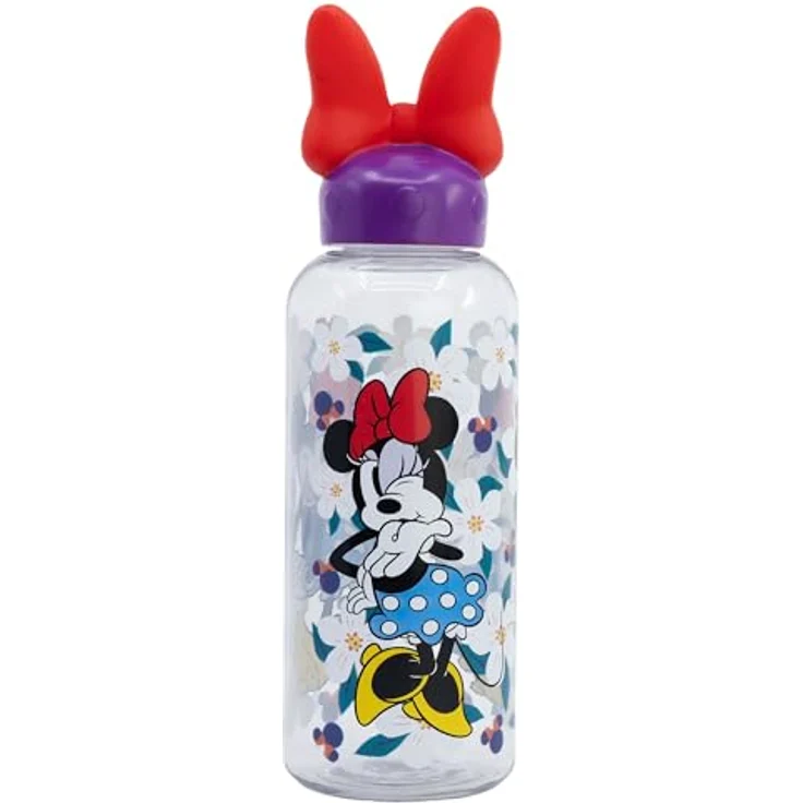 Stor Wiederverwendbare Trinkflasche Minnie Maus 560ml BPA-frei, Tritan mit 3D-Figur Deckel für Kinder – Bild 2