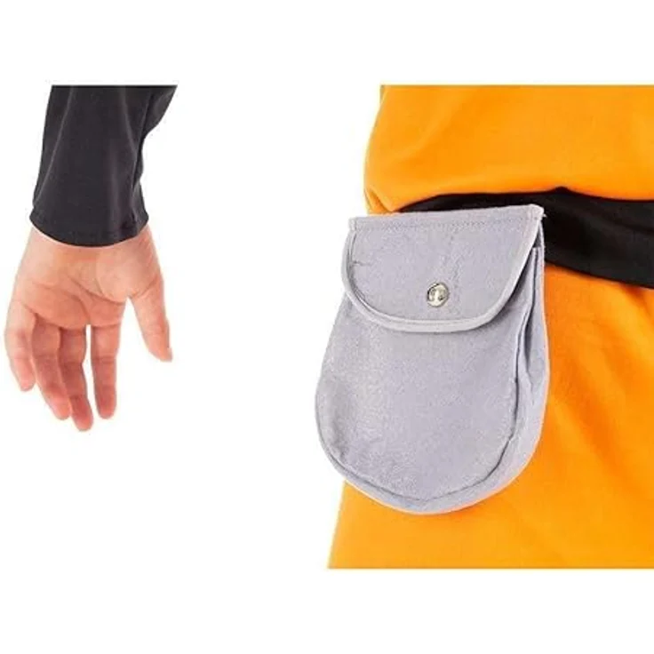 CHAKS Naruto-Kostüm für Kinder, Orange, 9 bis 10 Jahre (140 cm) – Bild 2