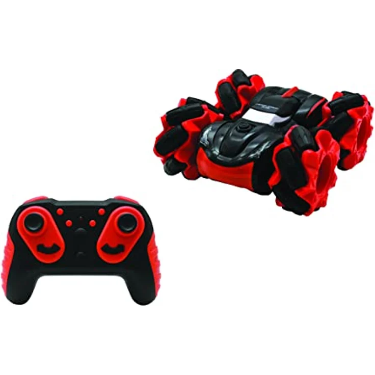 Lexibook, Crosslander® Slide, ferngesteuertes Auto, bis zu 12km/h, Allradantrieb, wendbar, verrückte 360° Stunts, Lichteffekte, wiederaufladbar, RC58 – Bild 1