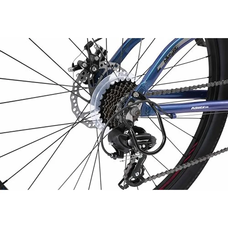 BIKESTAR Hardtail Aluminium Mountainbike 27. 5 Zoll, 21 Gang Shimano Schaltung mit Scheibenbremse | 17 Zoll Rahmen MTB Erwachsenen- und Jugendfahrrad | Blau – Bild 5